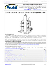 Vestil CYL-2-FP-FF Manual