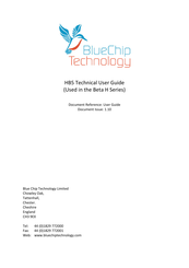 BlueChip HB5 Technical User Manual