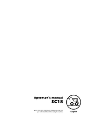 Husqvarna SC18 Operator's Manual