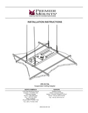 Premier Mounts PP-FCTA-QL Installation Instructions Manual