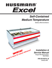 Hussmann Excel BEXD Installation & Service Manual
