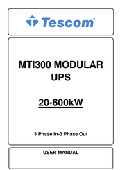 Tescom MTI300 User Manual
