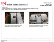 Wisco Industries 695 Cleaning Instructions