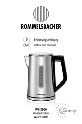 Rommelsbacher Sunny WK 3000 Instruction Manual