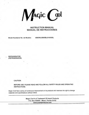 Magic Cool 509XBL Instruction Manual