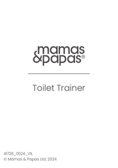 Mamas & Papas Toilet Trainer Manual