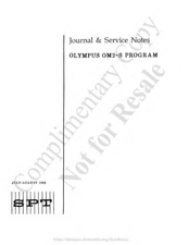 SPT OLYMPUS OM2-S PROGRAM Service Note