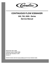 Cornelius WCC-700R Service Manual