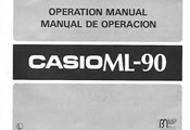 Casio ML-90 Operation Manual