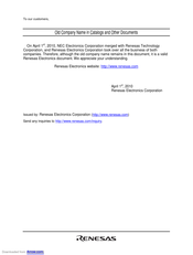 Renesas H8/300 Series User Manual
