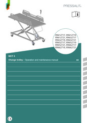 Pressalit R9652719 Operation And Maintenance Manual
