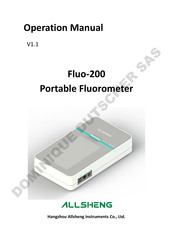 Allsheng Fluo-200 Operation Manual