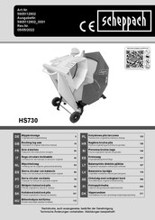 Scheppach 5905112902 Instruction Manual