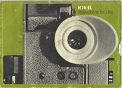 BOLEX H 16 EL Instructions For Use Manual