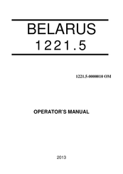 MTW BELARUS-1221.5 Operator's Manual