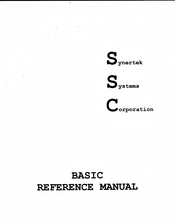 Synertek Systems 6500 Basic Reference Manual