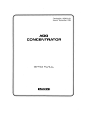 Ampex 1464600 Service Manual