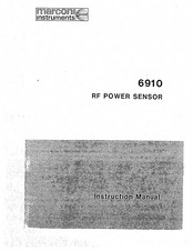 Marconi Instruments 6910 Instruction Manual