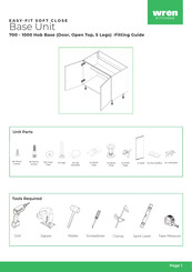 Wren Kitchens Base Unit 700 Fittings Manual
