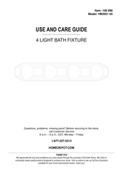 HOMEDEPOT HB2051-35 Use And Care Manual
