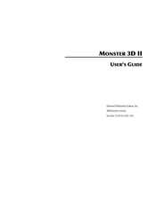 Diamond Multimedia MONSTER 3D II User Manual