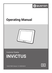 QUORION INViCTUS Operating Manual