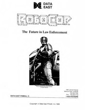 Data East ROBOCOP Manual