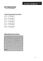 Pioneer SD-P5065 Operating Instructions Manual