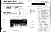 Roland JUPITER-8 Service Notes