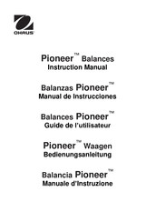 OHAUS Pioneer PA4201C Instruction Manual