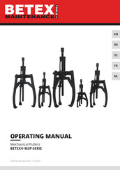BETEX MSP 380 Operating Manual