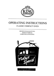 King Edward MJ2 Operating Instructions Manual