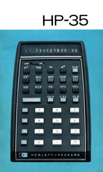 HP HP-35 Operating Manual