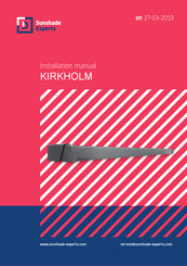 Sunshade Experts KIRKHOLM Installation Manual