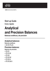 RADWAG PS R2.M.H Startup Manual