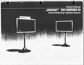 Bose 901 Series III Owner's Manual
