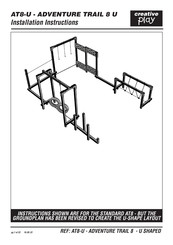 Creative Play ADVENTURE TRAIL 8 U AT8-U Installation Instructions Manual