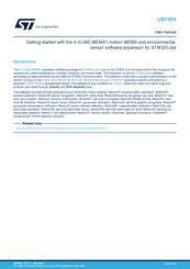 ST X-CUBE-MEMS1 User Manual