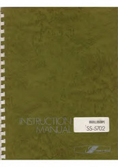 Iwatsu SS-5702 Instruction Manual