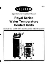 Sterlco Royal 230 Operation And Installation Manual