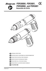 Snap-On PDR3000A Original Instructions Manual