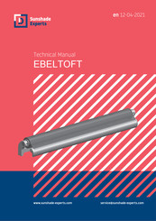 Sunshade Experts EBELTOFT ART-350 Technical Manual