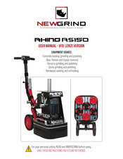 Newgrind Rhino RS150 User Manual