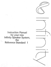 Infinity Reference Standard I Instruction Manual