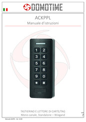 Domotime ACKPPL Instruction Manual