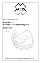 ACR Electronics HydroFix HRU-100 Installation Procedures Manual