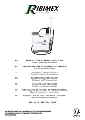 Ribimex PRP123D+ User And Maintenance Manual