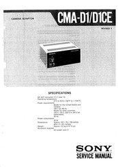 Sony CMA-D1CE Service Manual