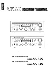 Akai AA-R30 Service Manual