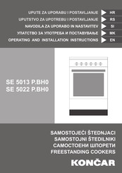 Koncar SE 5013 P.BH0 Operating And Installation Instructions